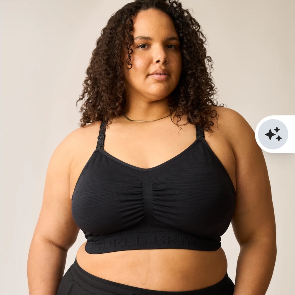 Kindred Bravely Nursing Pumping Bra Medium Black